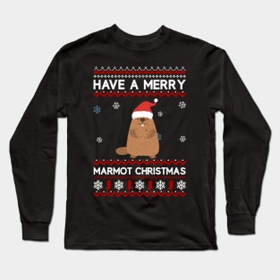 Marmot Have A Merry Xmas Ugly Christmas Long Sleeve T-Shirt